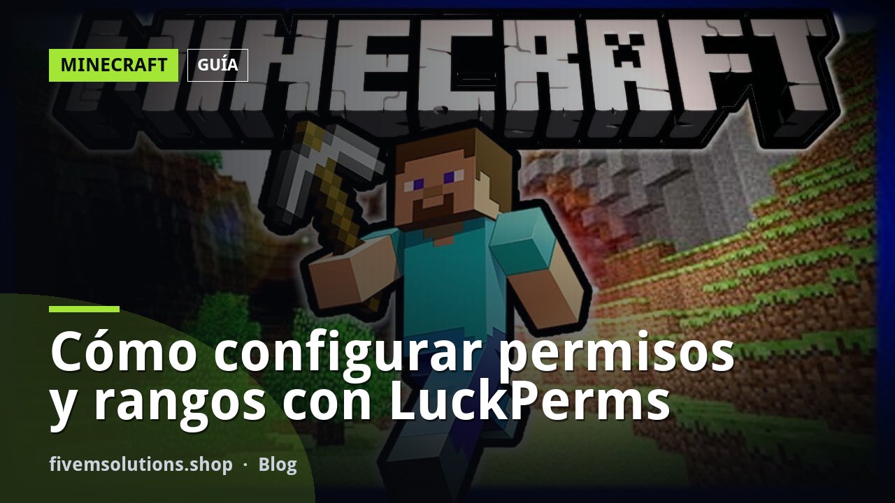 Cómo configurar permisos y rangos con LuckPerms