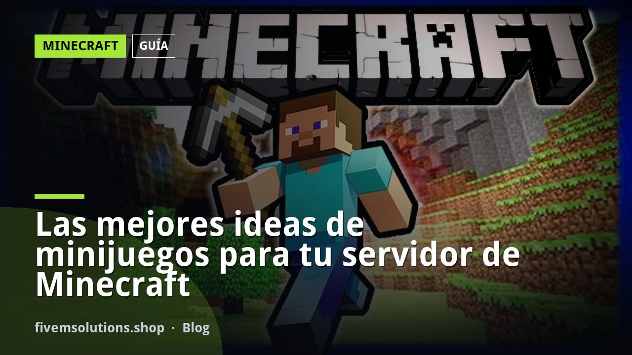 Las mejores ideas de minijuegos para tu servidor de Minecraft