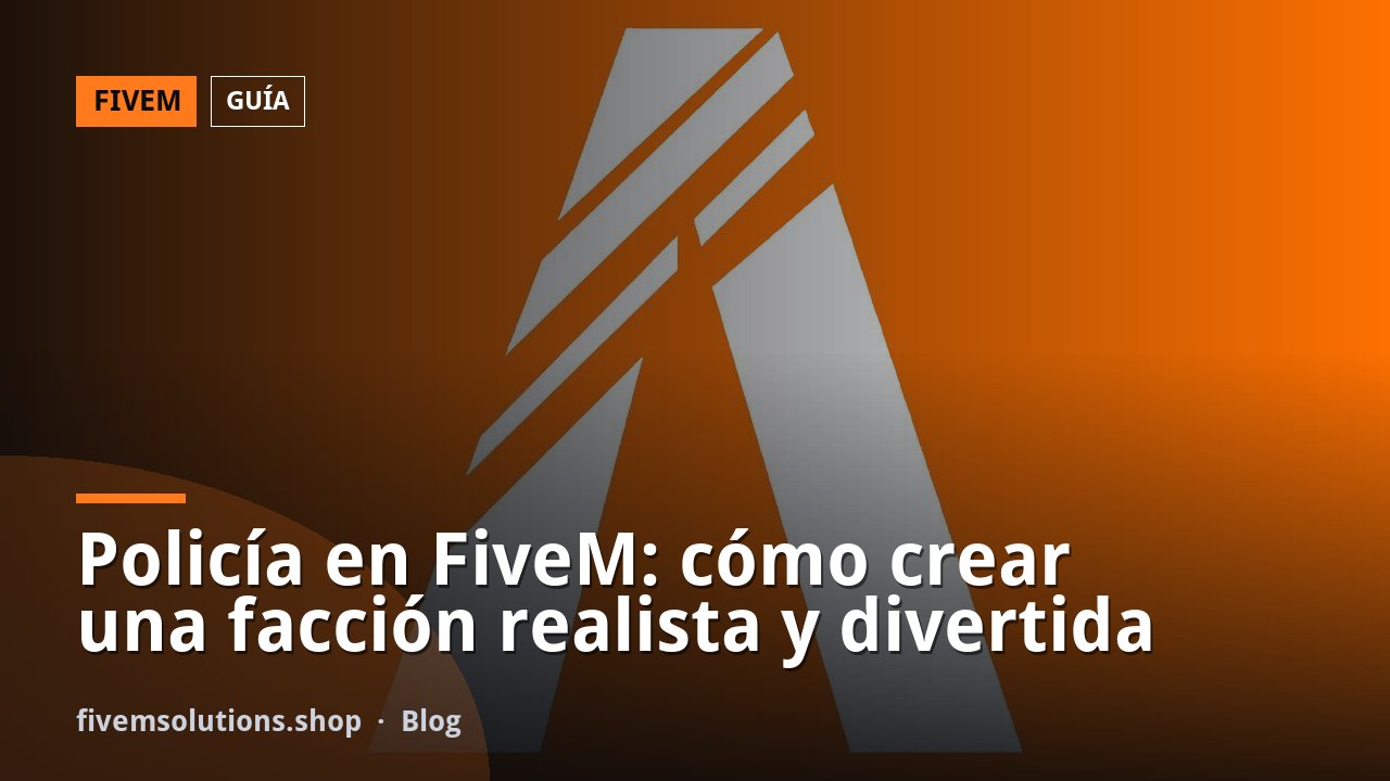 Policía en FiveM: cómo crear una facción realista y divertida