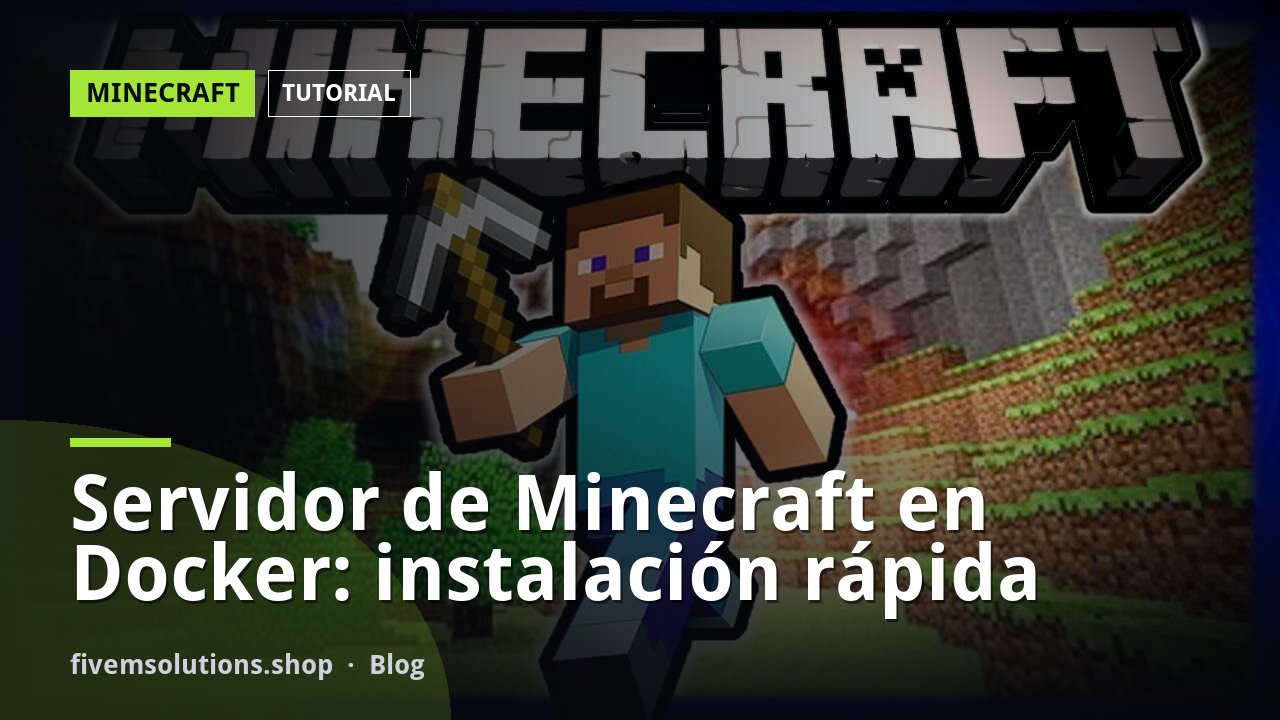 Servidor de Minecraft en Docker: instalación rápida