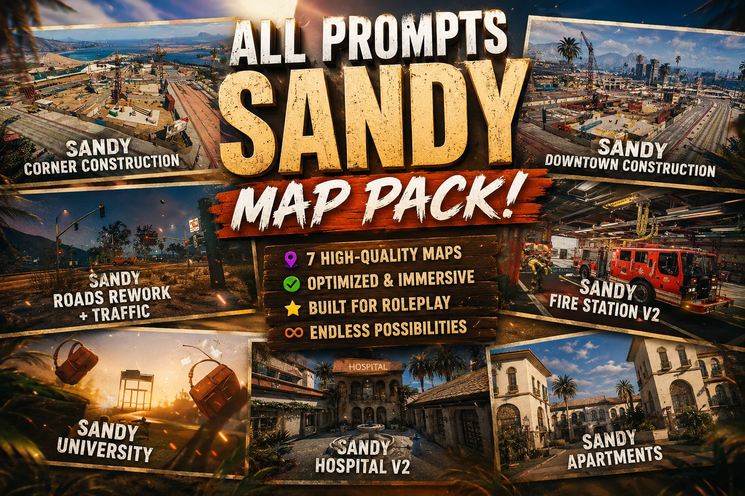Prompt | All Sandy Maps + Mapdata