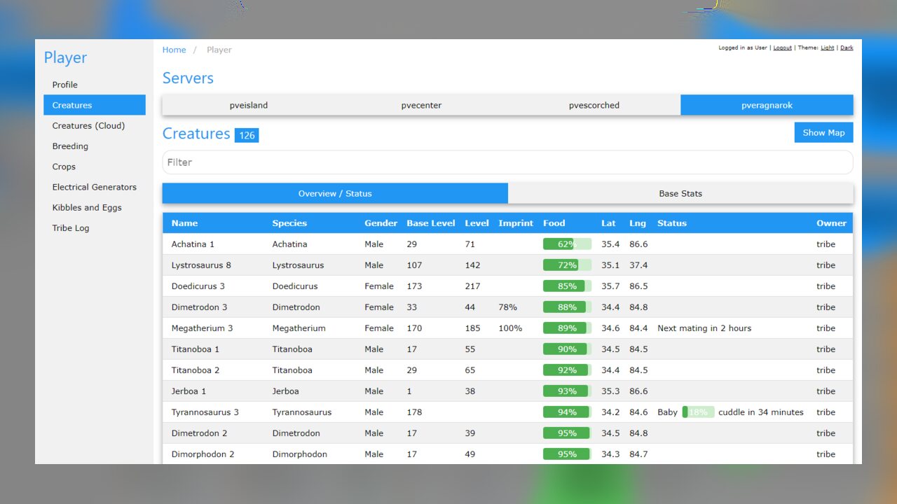 ArkBot — datos del servidor y bot de Discord