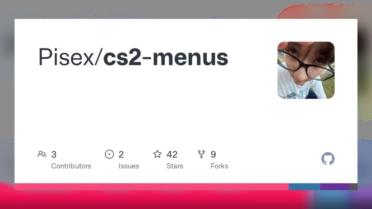 cs2-menus — sistema de menús para plugins