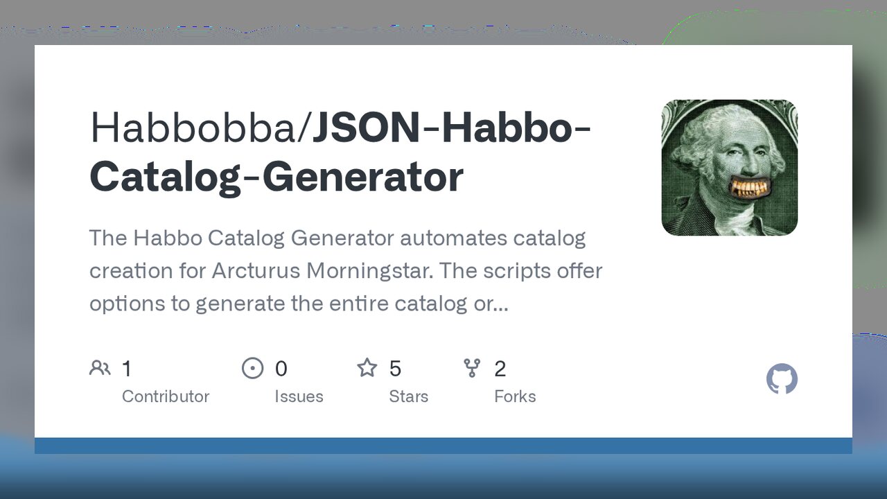 Generador de catálogo JSON para Arcturus