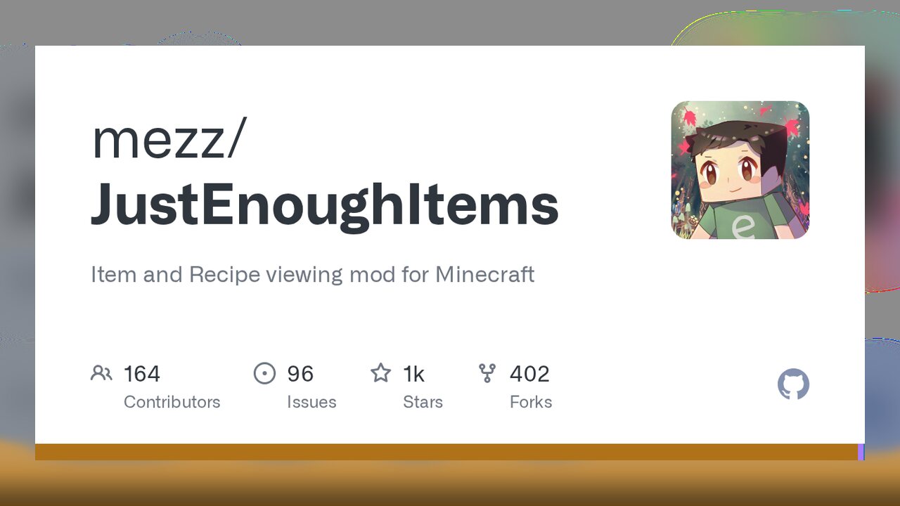 Just Enough Items (JEI) — recetas e ítems