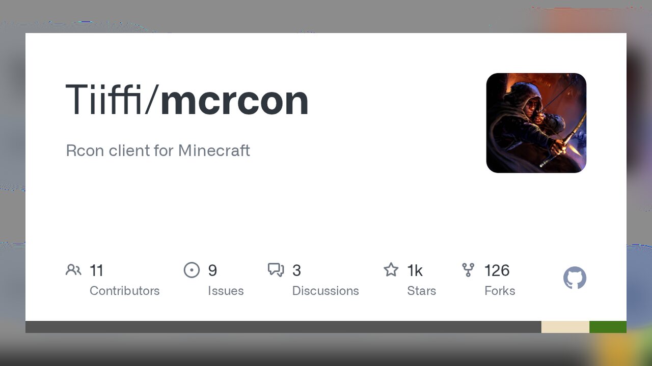 mcrcon — cliente RCON por consola