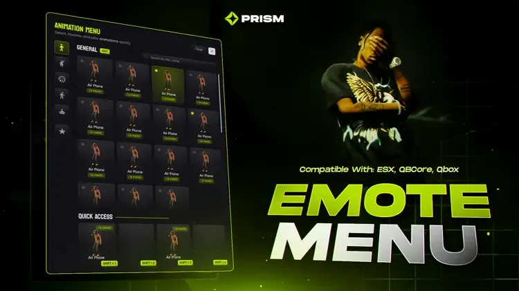 Prism | Emote Menu