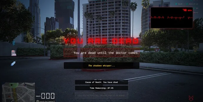 Custom Death Screen