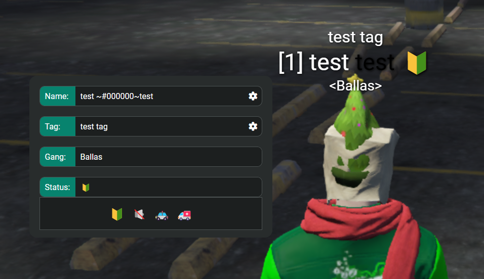 Nametag System for RP Servers