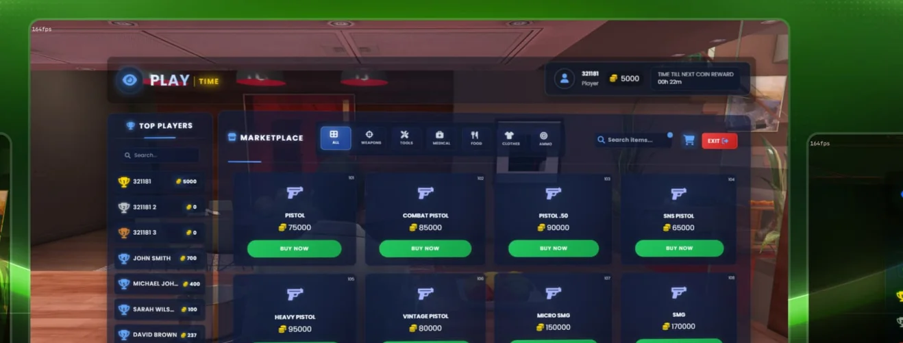 Playtime Rewards