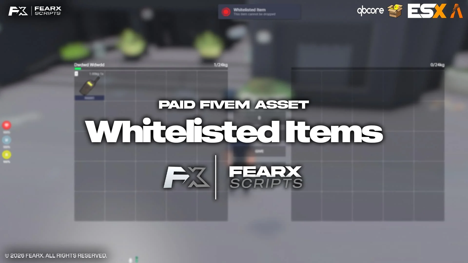 Inventory Whitelisted Items