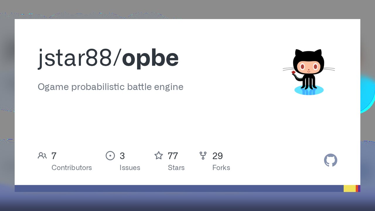 OPBE — motor de batallas tipo OGame